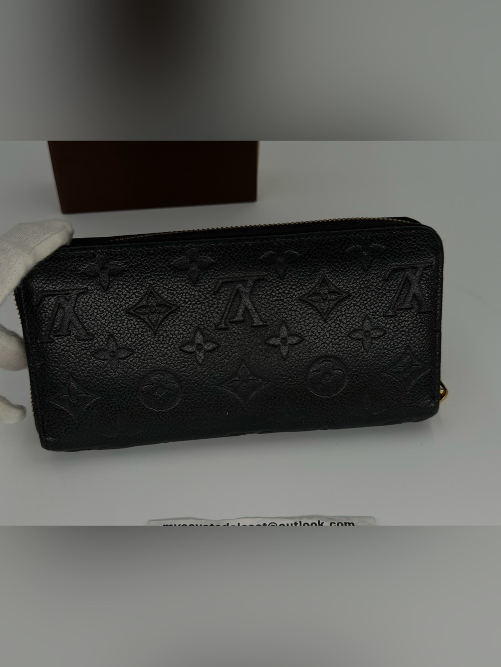 LV Black Empriente Monogram Zippy Walletđź–¤ - Picture 2 of 10